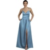 image:imageDavids Bridal Bridesmaid Dresses  The Edit by DB Studio Satin Empire Waist Ball Gown for Women in FullLengthLake