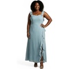 image:imageDavids Bridal Chiffon Ruffle Sheath Dress Elegant Cocktail Dress for Wedding Guest and Formal EventsLake