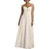image:imageDavids Bridal Strapless Lace ALine Corset Wedding DressIvory