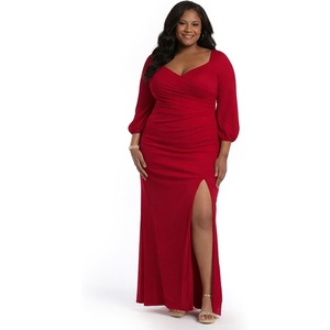 image:imageDavids Bridal The Edit Studio Mesh Billow Sleeve Sheath Dress Elegant Formal Dress for Wedding GuestApple
