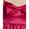 image:imageDavids Bridal Bow Bodice Satin ALine Mini DressFuchsia