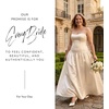 image:imageDavids Bridal Drop Waist Satin ALine Wedding DressSoft White