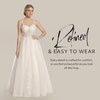 image:imageDavids Bridal Illusion Corset Bodice Tulle Ball GownSoft White