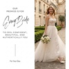 image:imageDavids Bridal Illusion Corset Bodice Tulle Ball GownSoft White