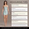image:imageDavids Bridal Iridescent Double Strap Draped Mini DressLight Blue