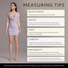 image:imageDavids Bridal Jersey Cowl Neck Ruched Mini DressIris