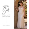image:imageDavids Bridal Matte Satin Spaghetti Strap Slip DressSoft White