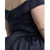 image:imageDavids Bridal OffTheShoulder Drop Waist ALine Mini DressMarine