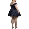 image:imageDavids Bridal OffTheShoulder Drop Waist ALine Mini DressMarine