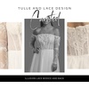 image:imageDavids Bridal OffTheShoulder Tulle Corset ALine Wedding DressSoft White
