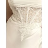 image:imageDavids Bridal Sculpting Satin Illusion Lace Bodice Mermaid DressSoft White
