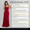 image:imageDavids Bridal Seamed Corset Bodice Crepe Sheath DressRed