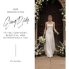 image:imageDavids Bridal Spaghetti Strap Jacquard ALine DressSoft White