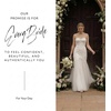 image:imageDavids Bridal Strapless Beaded Lace Mermaid Wedding DressSoft White