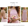 image:imageDavids Bridal The Edit Studio Charmeuse Halter Trapeze Mini Dress Sleeveless Halter Cocktail Dress for Wedding GuestPink