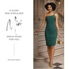 image:imageDavids Bridal The Edit Studio Jersey One Shoulder Ruched Mini Dress Asymmetrical Cocktail and Party Dress for WomenJuniper