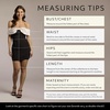 image:imageDavids Bridal The Edit Studio OffTheShoulder Crepe Mini Dress with Bow Detail Short Wedding DressBlack  White