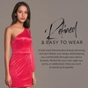 image:imageDavids Bridal The Edit Studio One Shoulder Glitter Mini DressPunch
