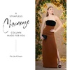 image:imageDavids Bridal The Edit Studio Strapless Charmeuse Mixed Column Dress in Tawny Elegant Cocktail Dress for WeddingsTawny