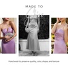 image:imageDavids Bridal The Edit Studio Strapless Satin Notch Neckline Sheath Dress in Bouquet Elegant Cocktail Dress for WeddingsBouquet