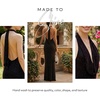 image:imageDavids Bridal The Edit by DB Studio Metallic Plunge Neckline Halter Sheath Dress Elegant Cocktail and Formal DressMulti