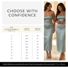 image:imageDavids Bridal The Edit by DB Studio Square Neck Sculpting Satin Midi Dress Cocktail and Wedding Guest Dress for WomenDusty Sage