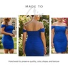 image:imageDavids Bridal The Edit by DB Studio Strapless Mesh Ruched Mini Dress Fitted Cocktail and Party Dress for WomenHorizon