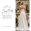 image:imageDavids Bridal Wedding Dress  Satin Corset Bodice Ball Gown with Strapless Sweetheart NecklineIvory