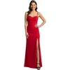 image:imageDavids Bridal Seamed Corset Bodice Crepe Sheath DressRed