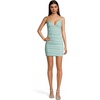 image:imageDavids Bridal The Edit Studio Ruched Mesh Mini Dress Bodycon Cocktail and Party Dress for WomenMint